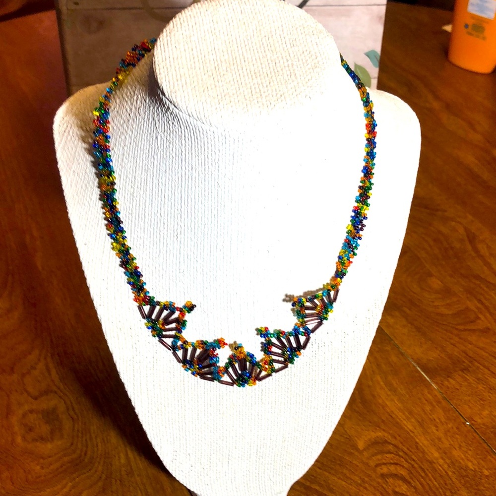 Pretty Colorful Beaded Necklace
